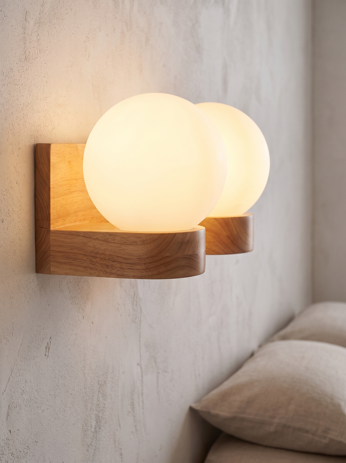Adelphine wall sconce close up, Balanced on Both Sides