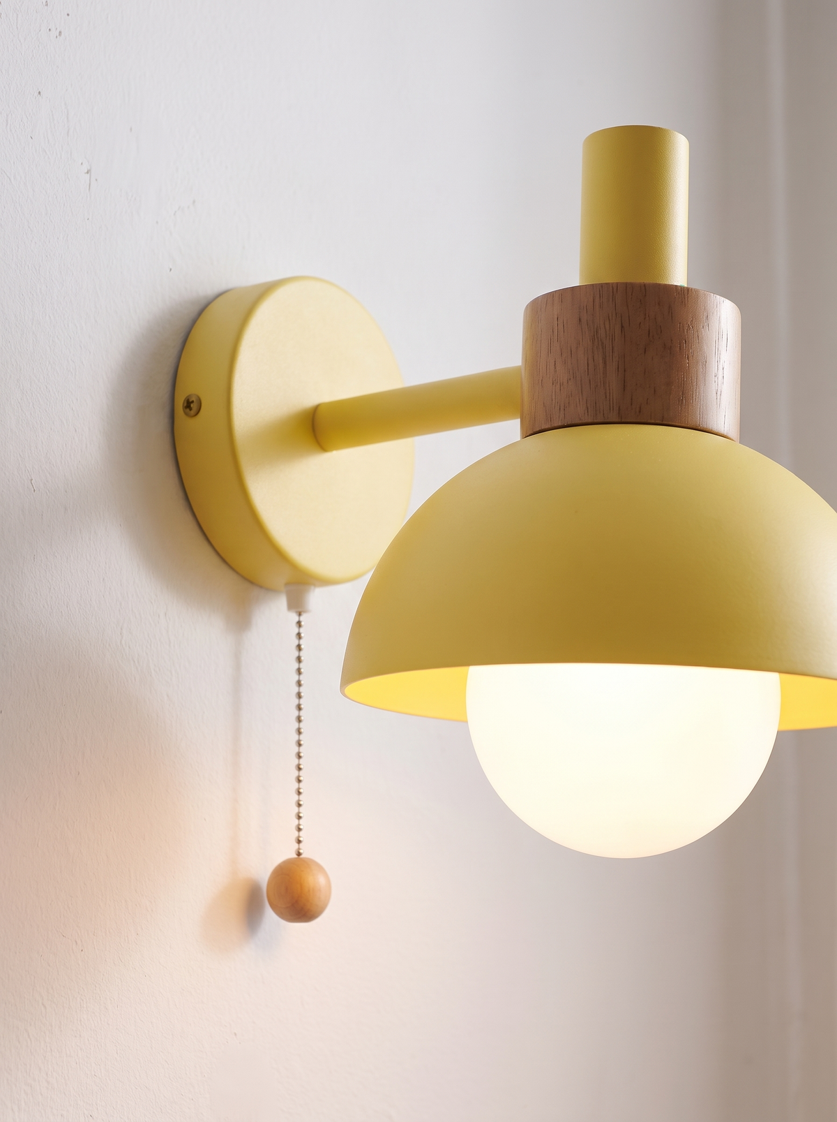 Delmara wall sconce close up, One Light, Fully Considered