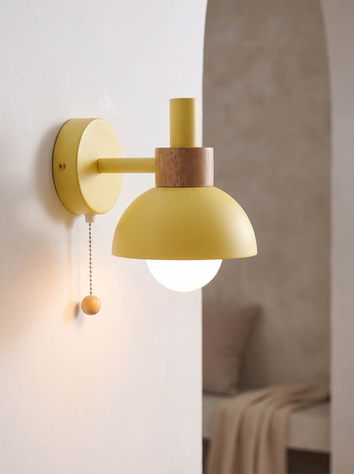 Delmara wall sconce close up, The Corridor, Transformed