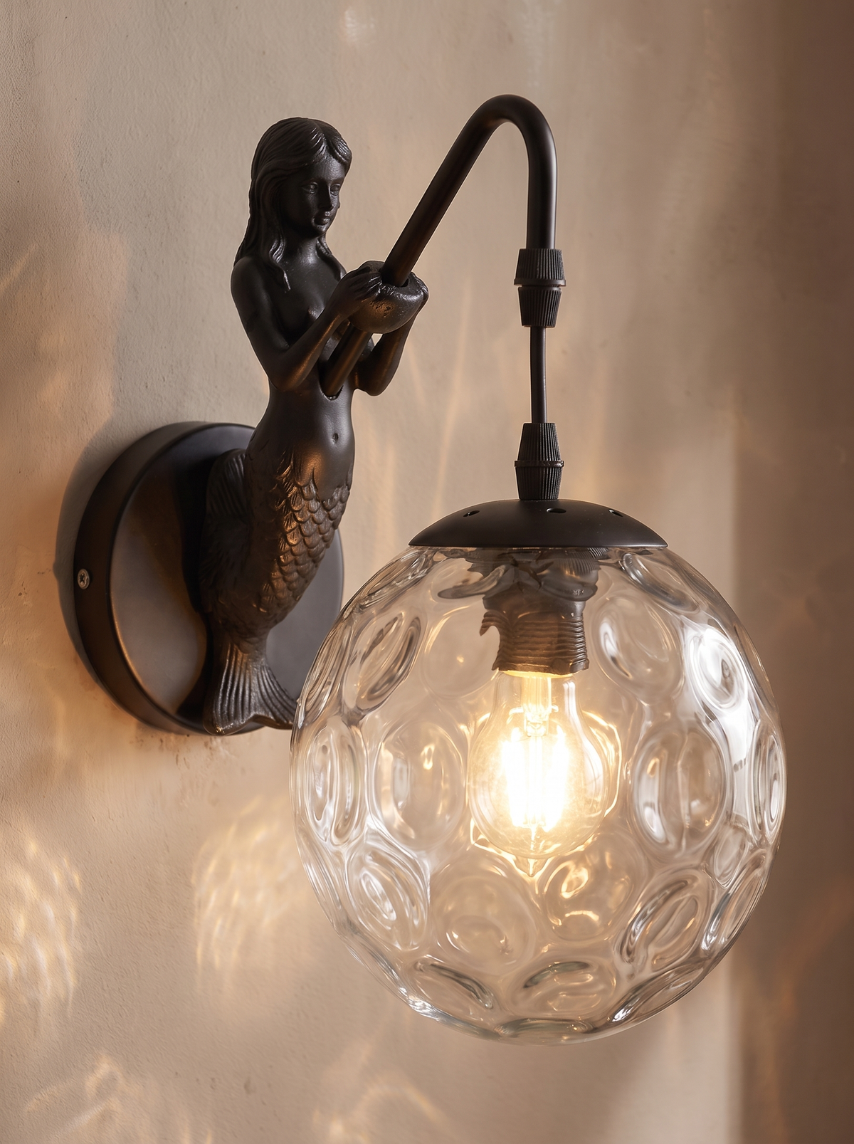 Giavanna wall sconce close up, The Corridor, Transformed