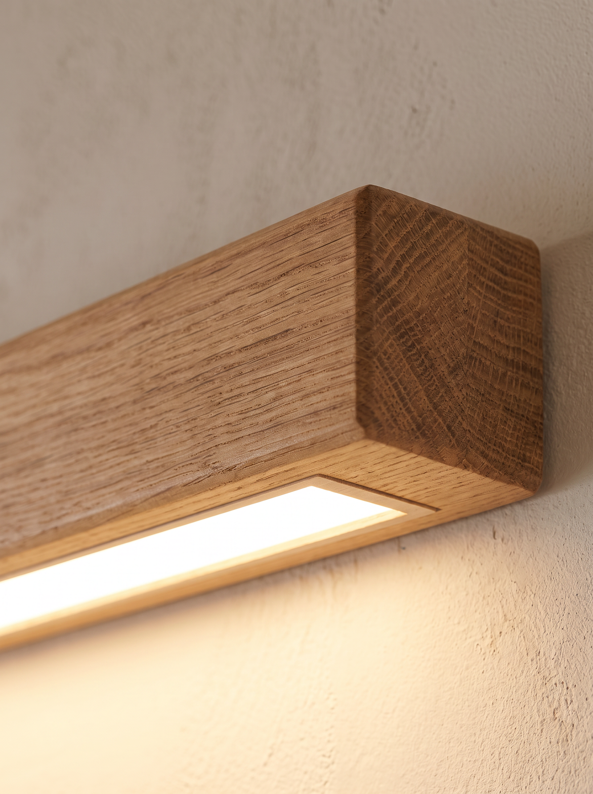 Ivorine wall sconce close up, Turned From Real Timber