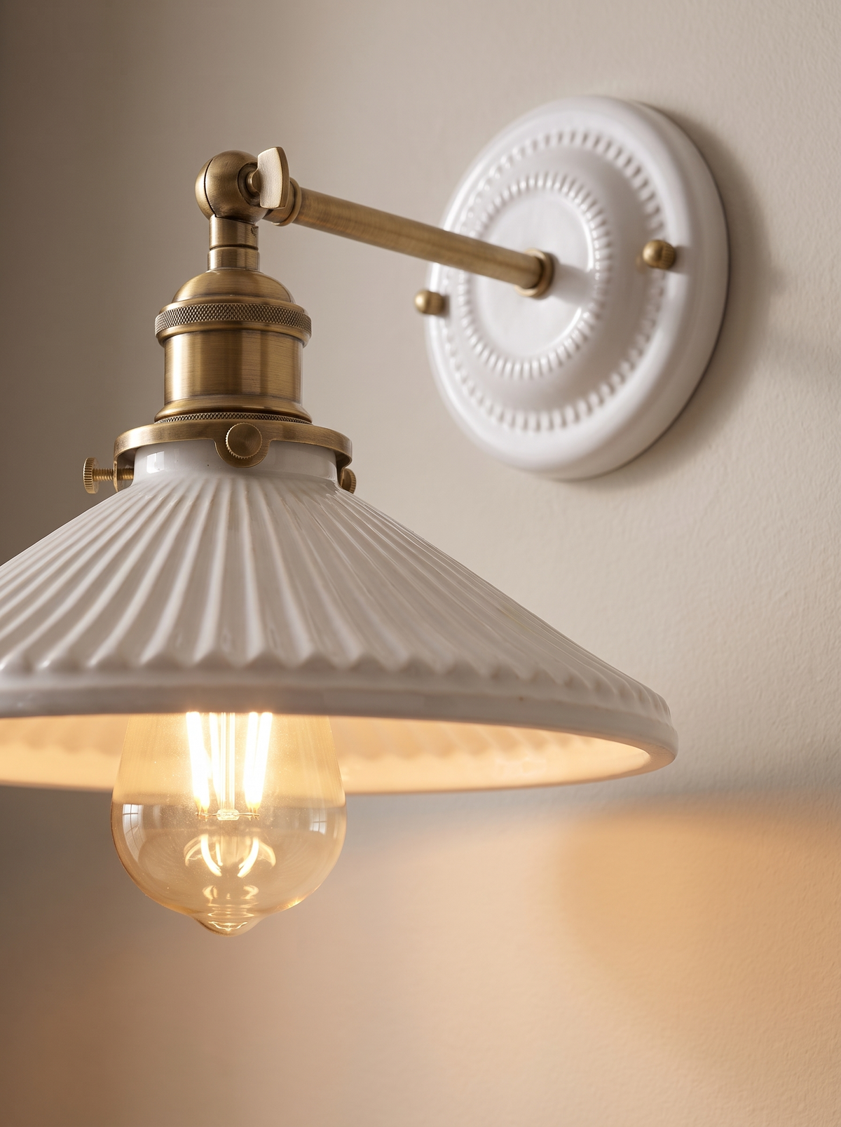 Maribelle wall sconce close up, The Last Light of the Night