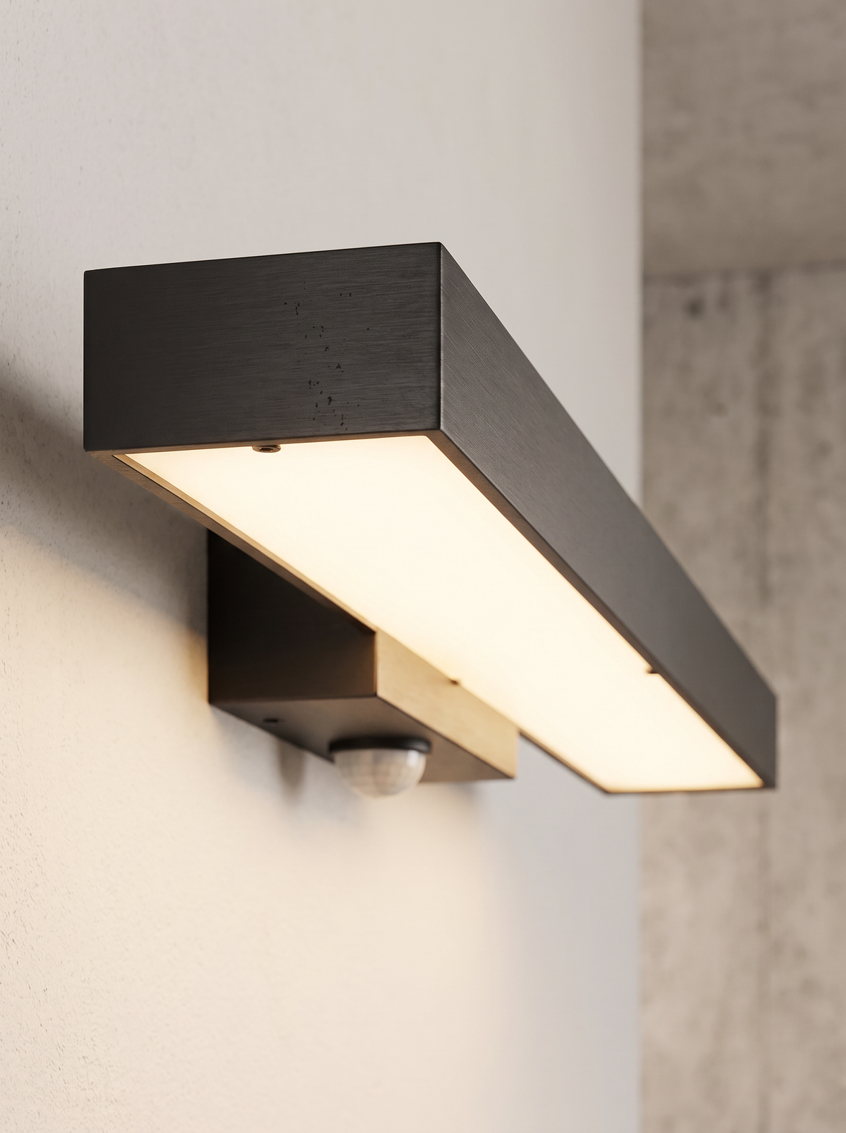 Nyverra wall sconce close up, Brushed to a Whisper