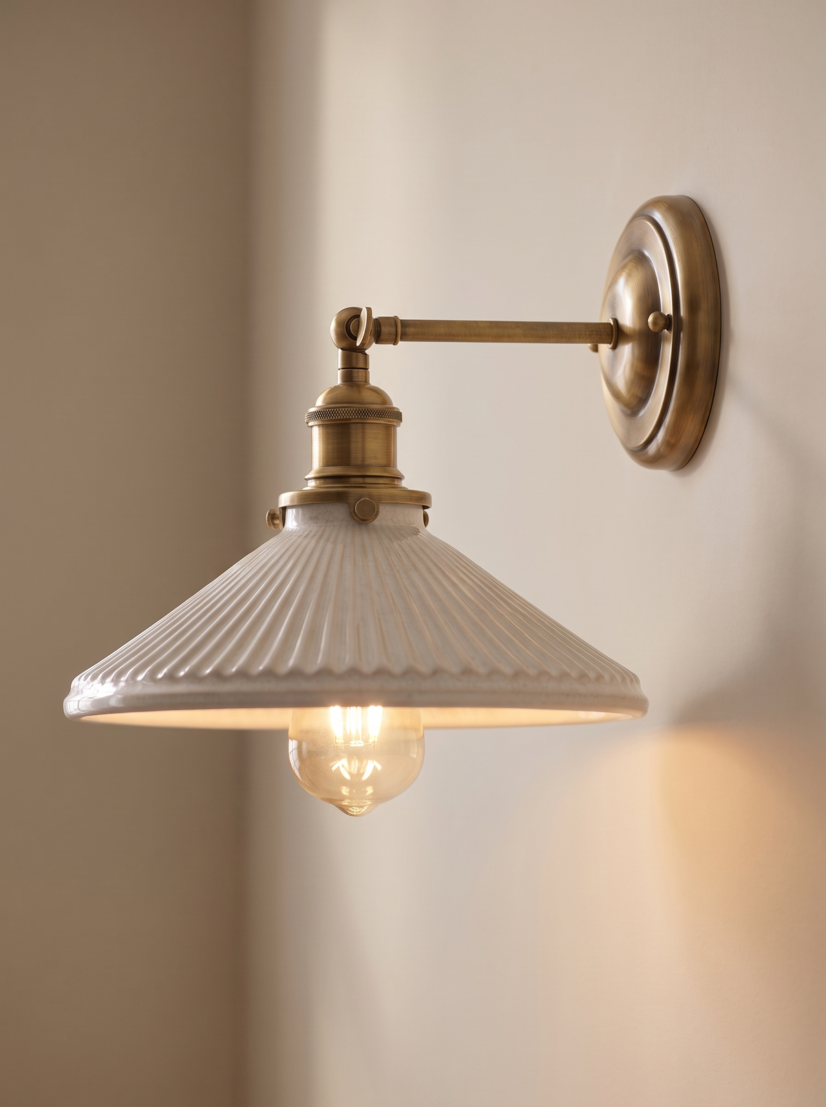 Maribelle wall sconce close up, The Patina of Permanence