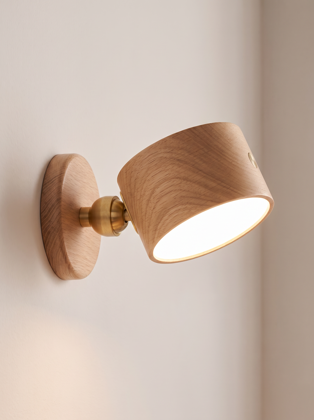 Sylvaine wall sconce close up, Grain, Uninterrupted