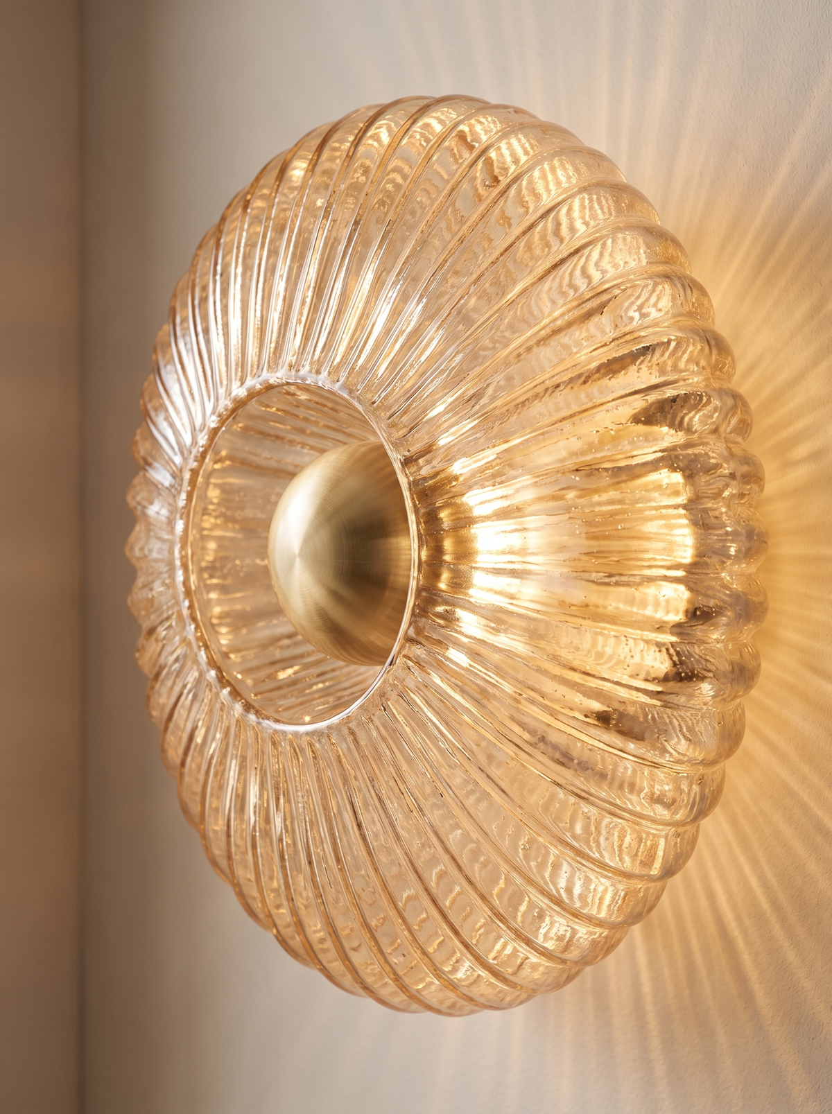 Tourmaline wall sconce close up, One Light, Fully Considered