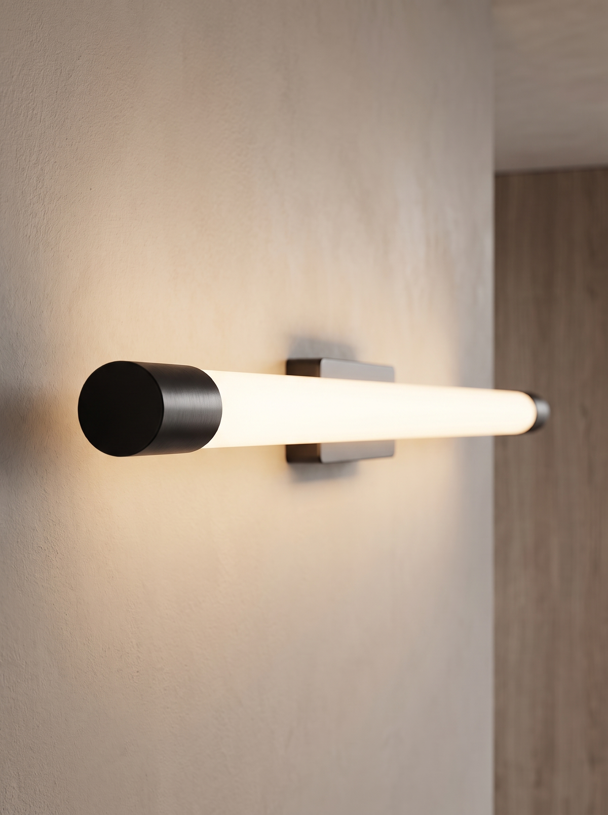 Vivarelle wall sconce close up, The Cool Warm Glow