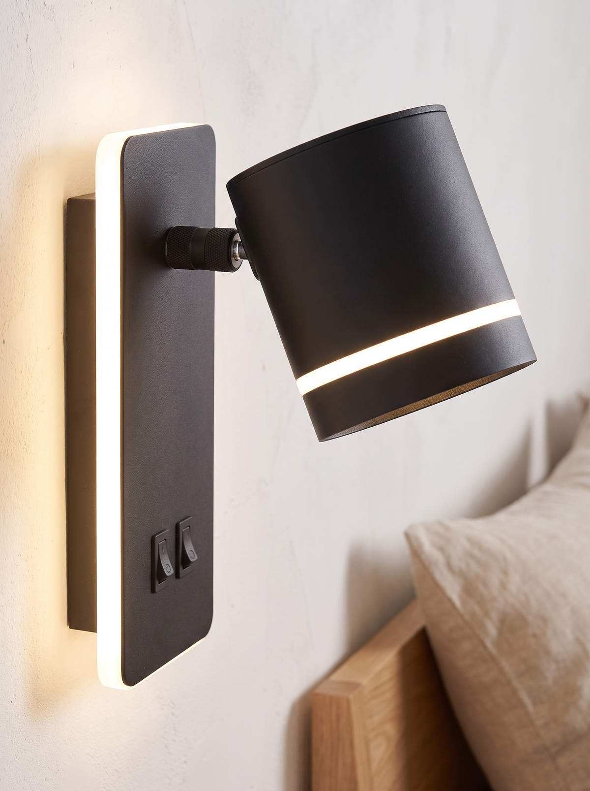 Wrenna wall sconce close up, The Cool Warm Glow
