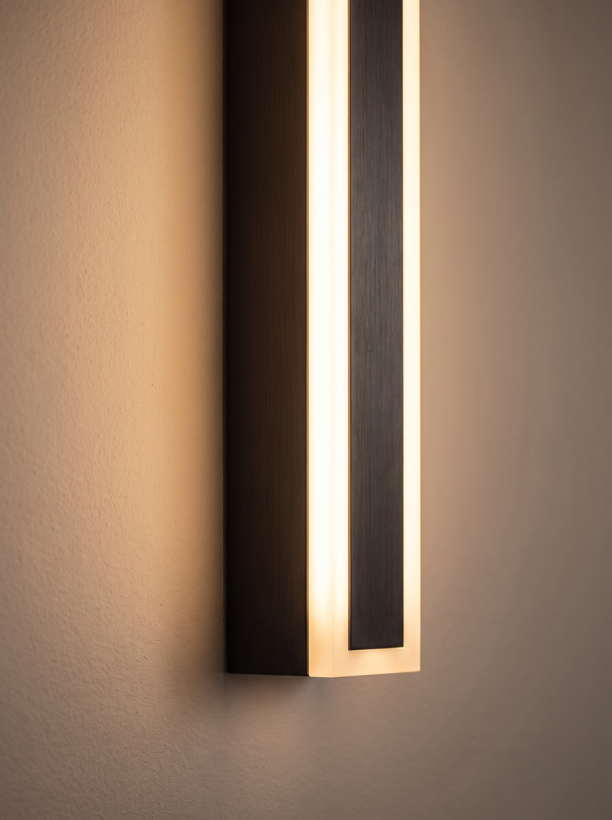 Zephyrine wall sconce close up, Light, Softened