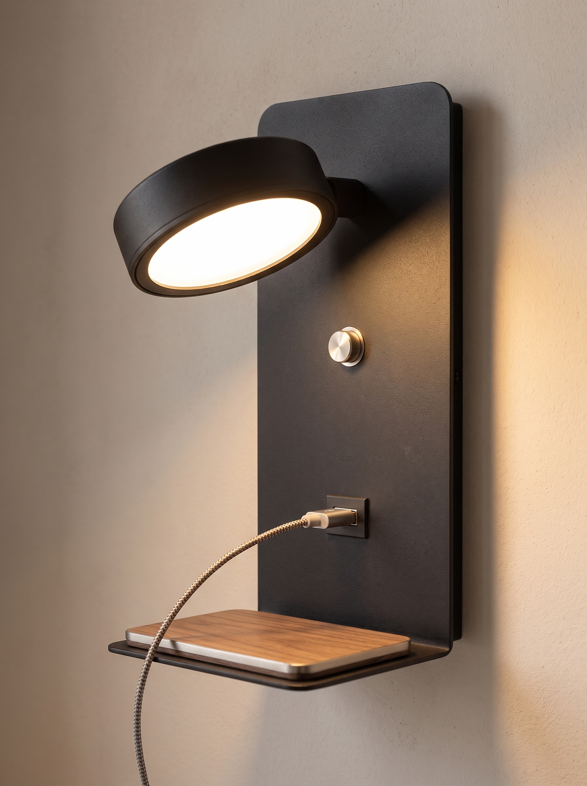 Juverna wall sconce close up, Guiding Light