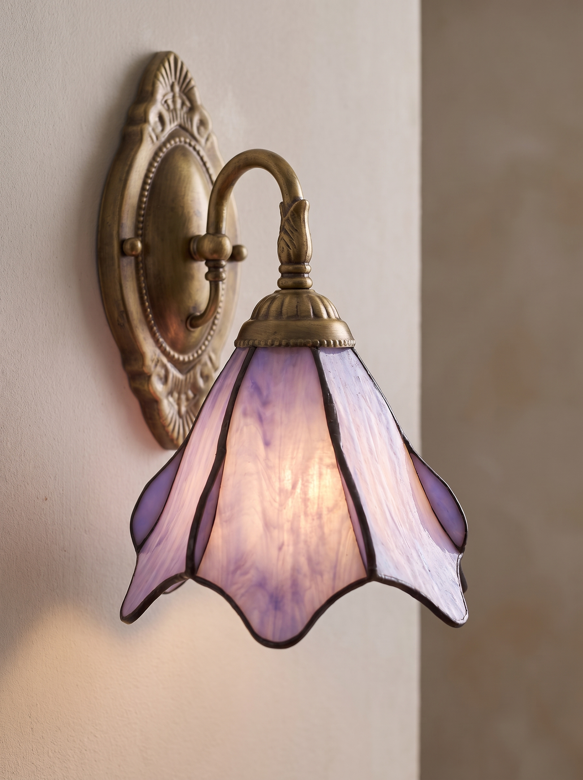 Gildamere wall sconce close up, The Corridor, Transformed