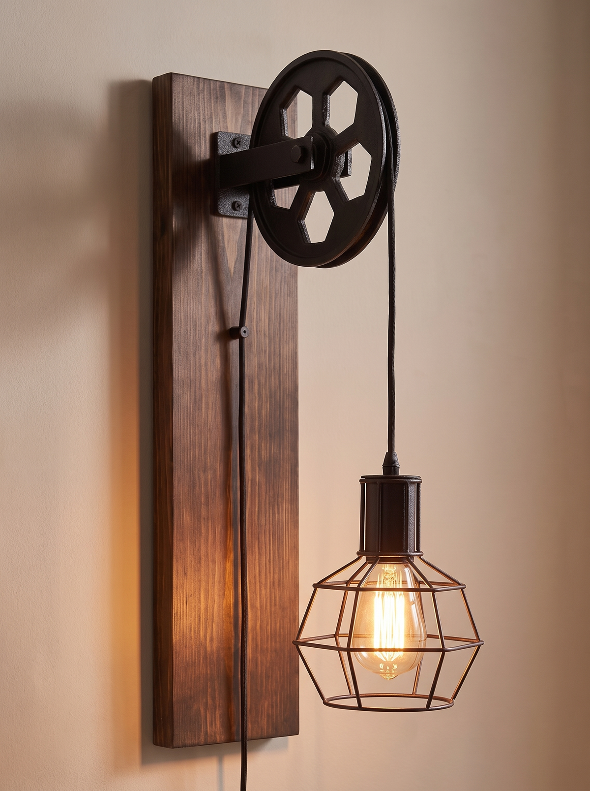 Novarielle wall sconce close up, Forged With Intention
