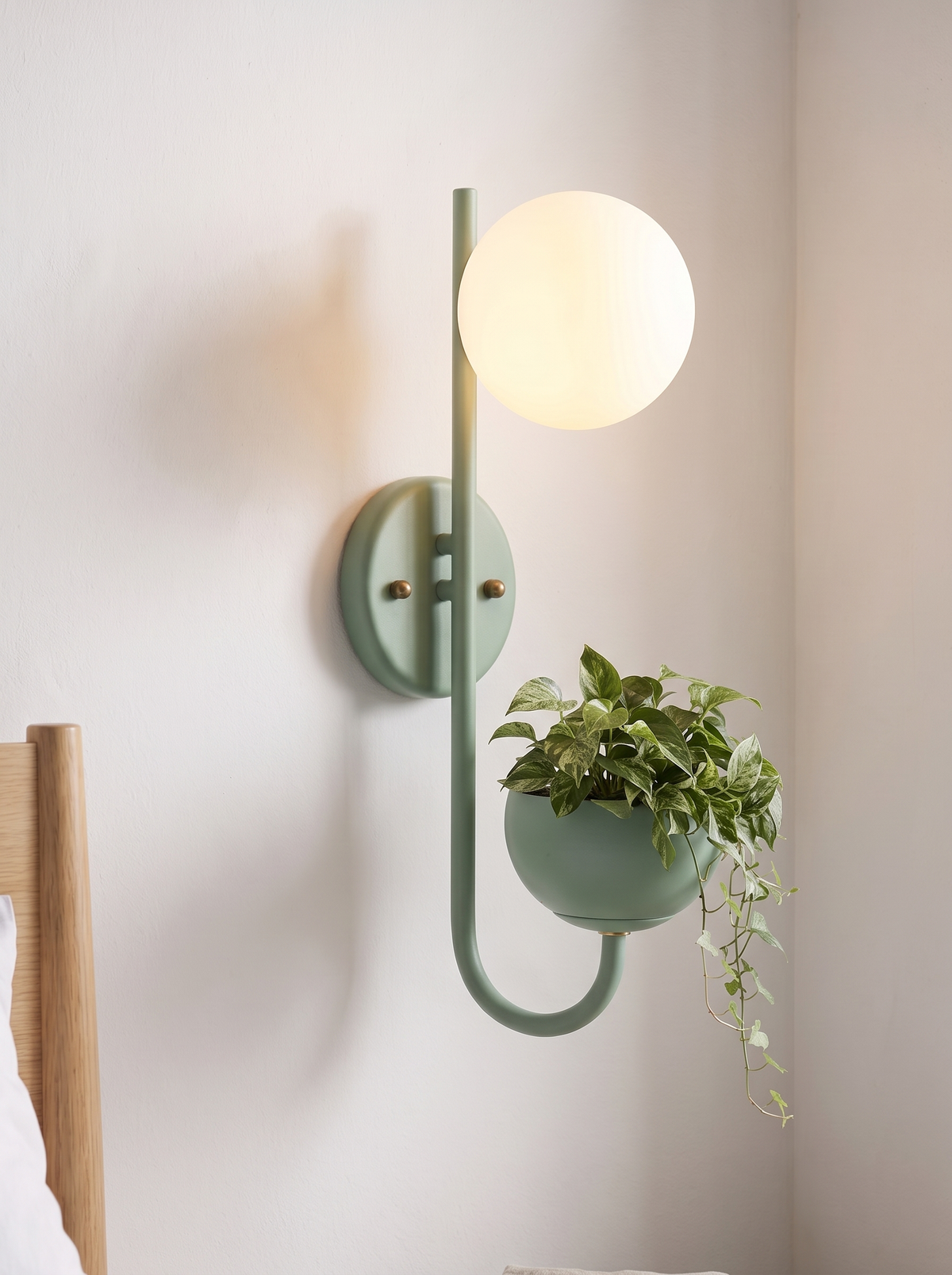 Kensielle wall sconce close up, One Light, Fully Considered