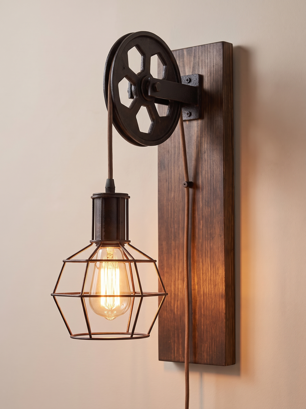 Novarielle wall sconce close up, One Light, Fully Considered