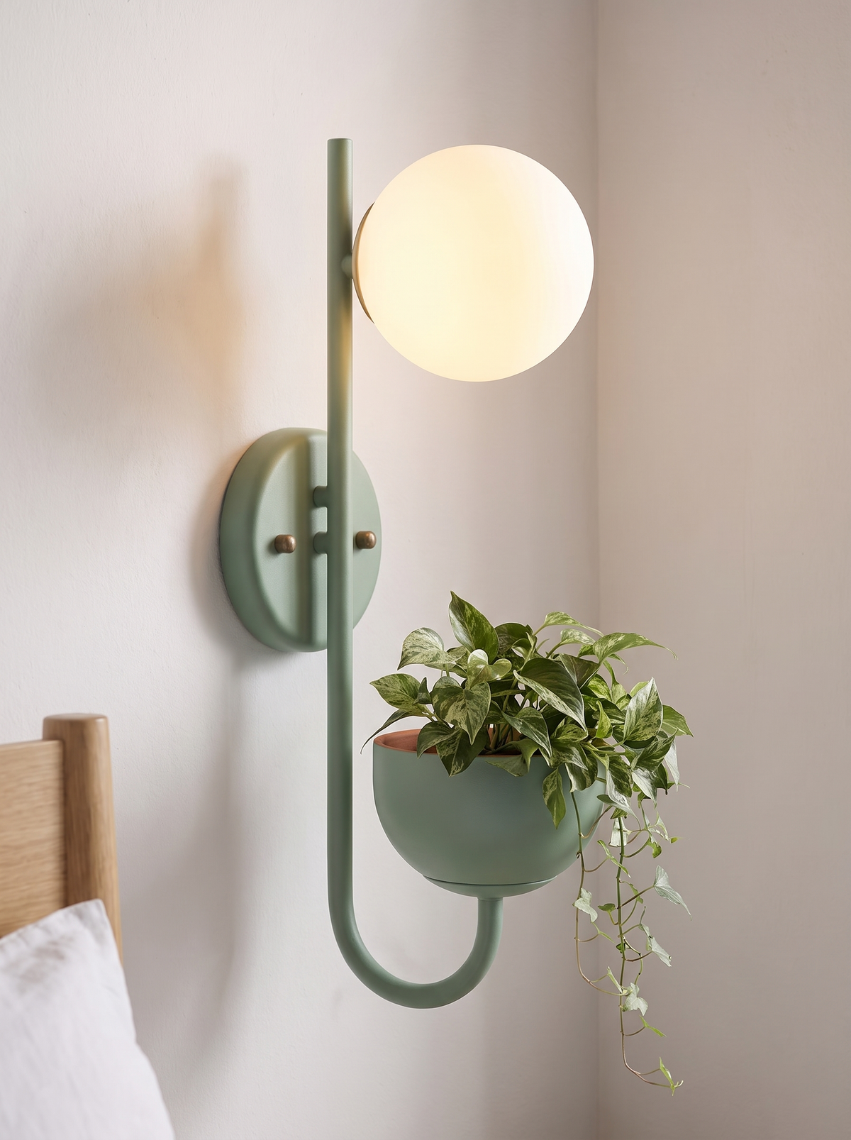 Kensielle wall sconce close up, Forged With Intention