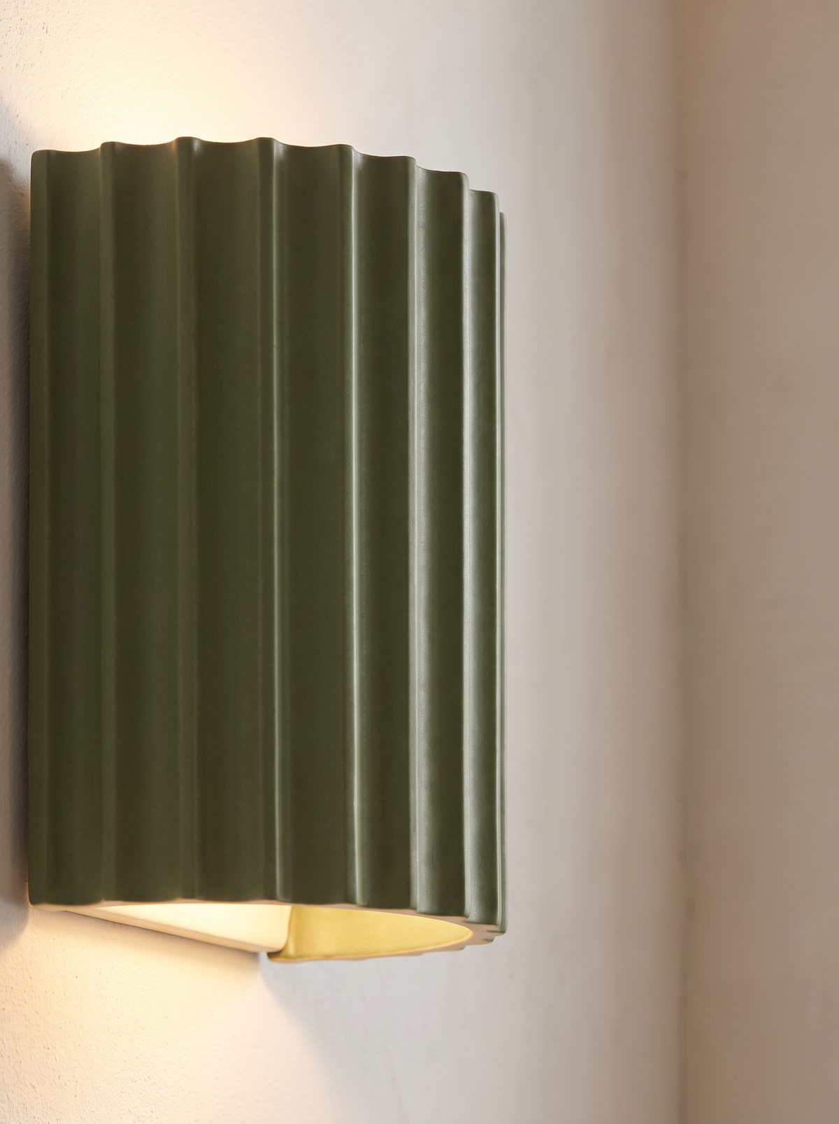 Quilliane wall sconce close up, One Light, Fully Considered