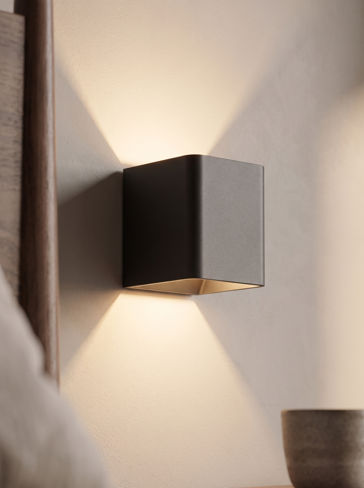 Umbrienne wall sconce close up, The Corridor, Transformed