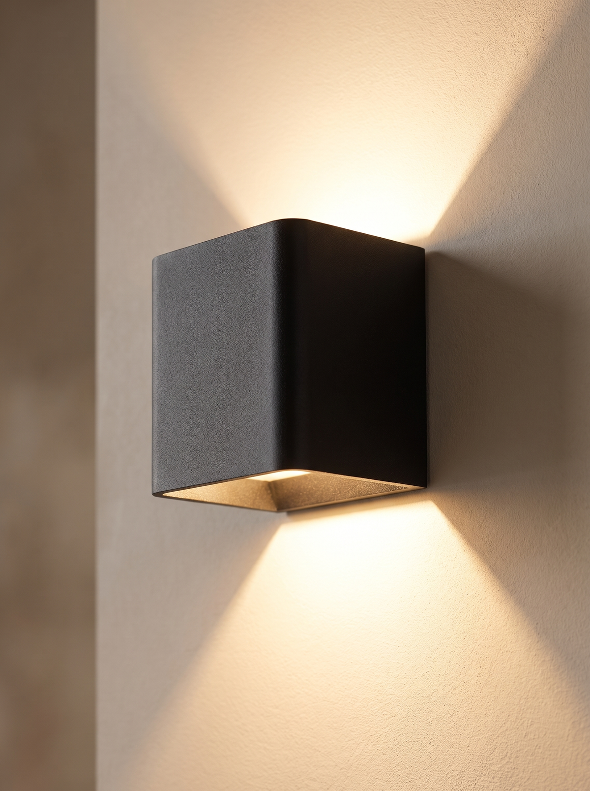 Umbrienne wall sconce close up, Light in Hand, Solid on the Wall