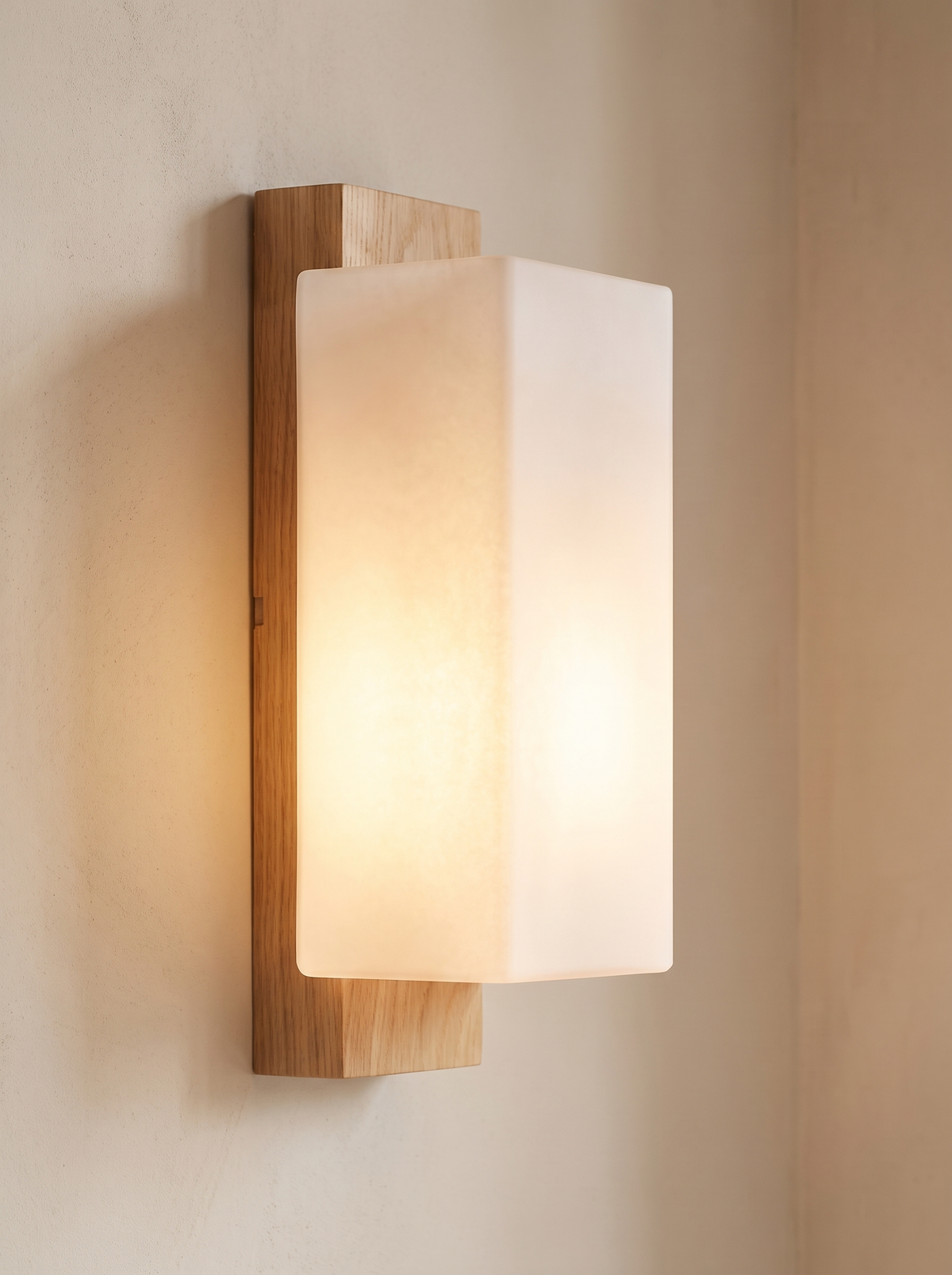 Yseulte wall sconce close up, Caught in Glass