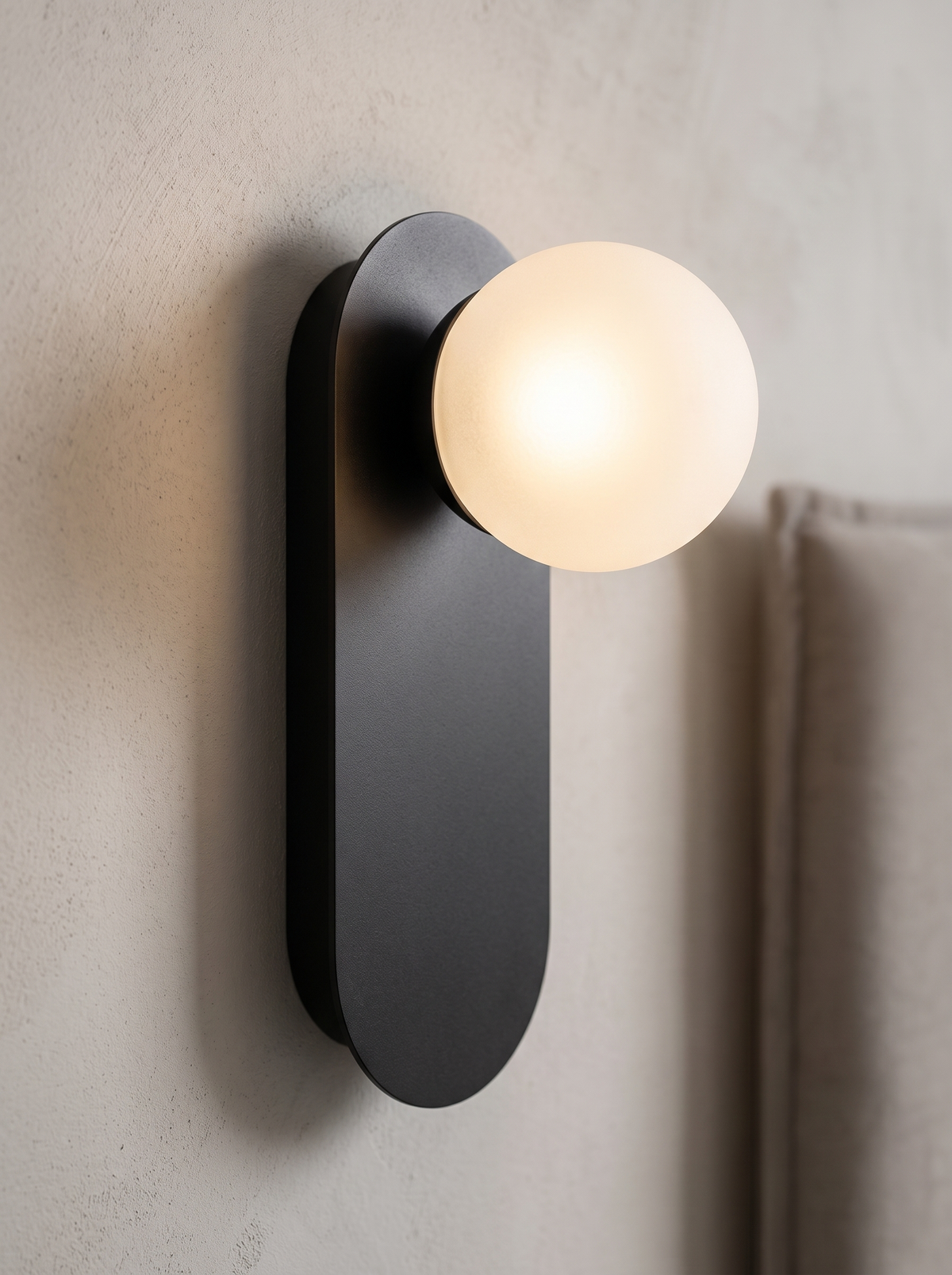Elowen wall sconce close up, One Light, Fully Considered
