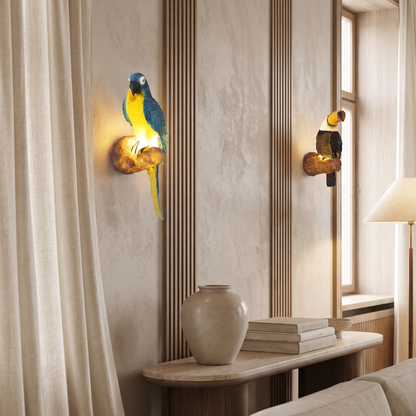 Joliette Colorful Resin Animal-Motif LED Outdoor Wall Light for Garden and Patio Accent