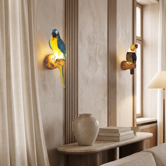 Joliette Colorful Resin Animal-Motif LED Outdoor Wall Light for Garden and Patio Accent