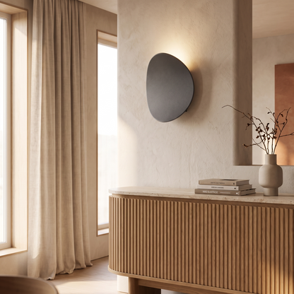 Alarielle Minimalist Curved Aluminum LED Wall Sconce for Hallway and Stairwell Lighting