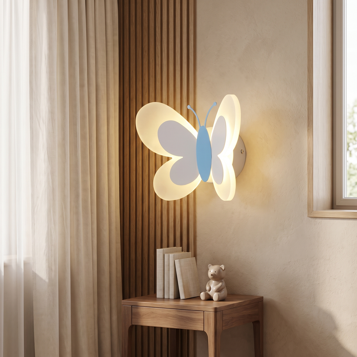 Havenlyn Modern White Acrylic LED Wall Sconce for Bedroom and Living Room Accent Lighting