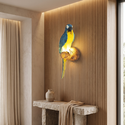 Joliette Colorful Resin Animal-Motif LED Outdoor Wall Light for Garden and Patio Accent