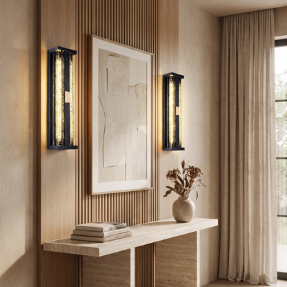 Havilland Luxury Stainless Steel Solar LED Wall Light Motion Sensing for Patio and Garden