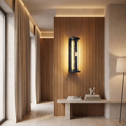 Havilland Luxury Stainless Steel Solar LED Wall Light Motion Sensing for Patio and Garden