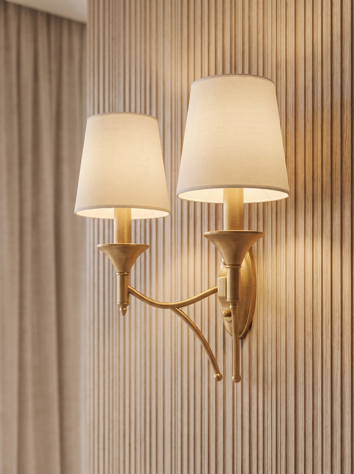 Calanthea wall sconce close up, Free Your Nightstand