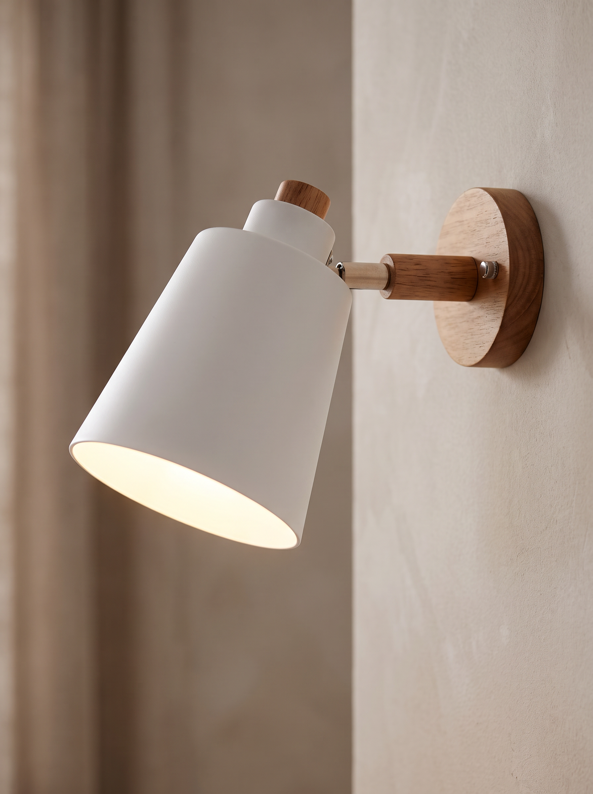 Estellune wall sconce close up, The Corridor, Transformed
