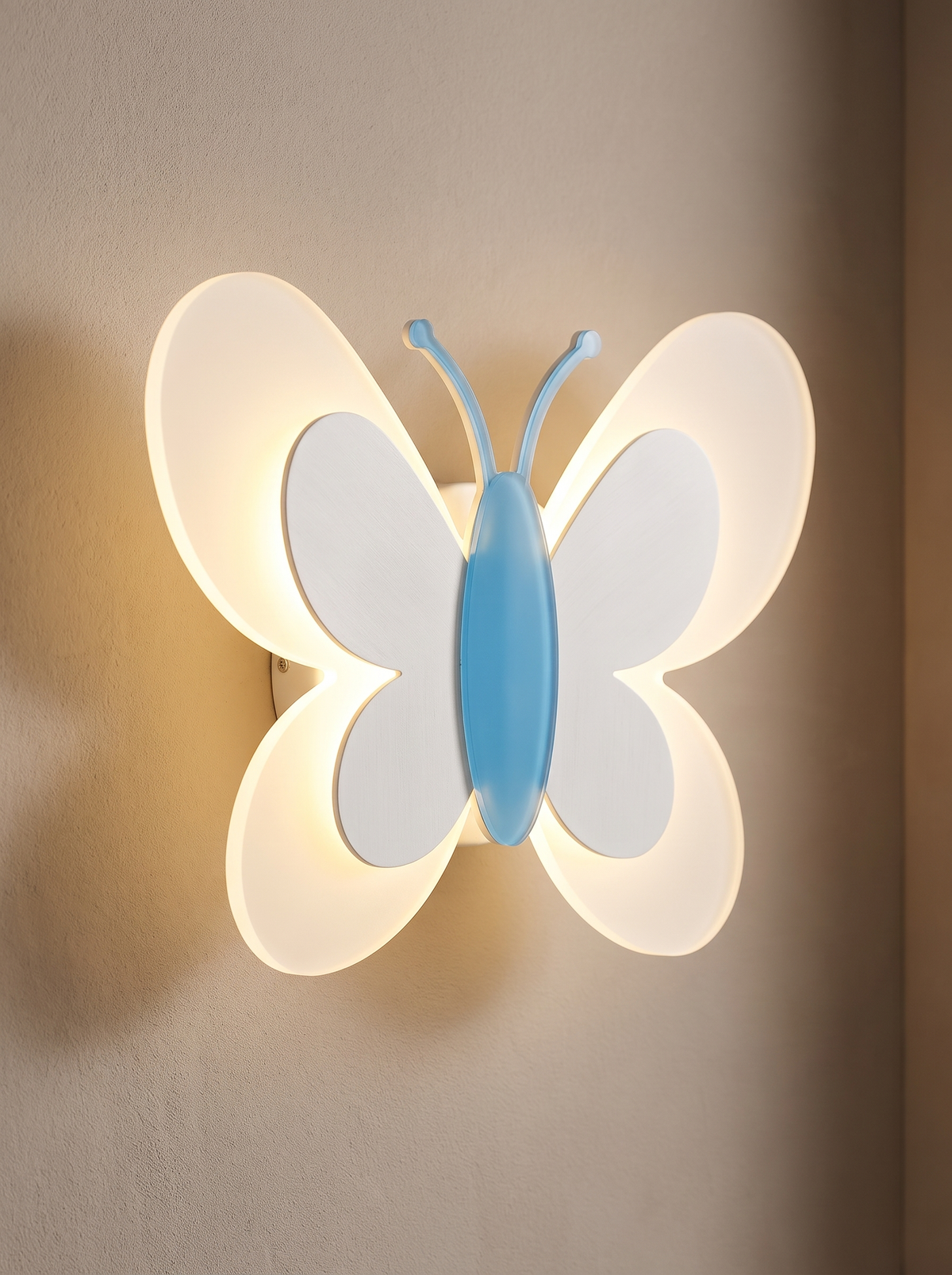 Havenlyn wall sconce close up, Light, Softened