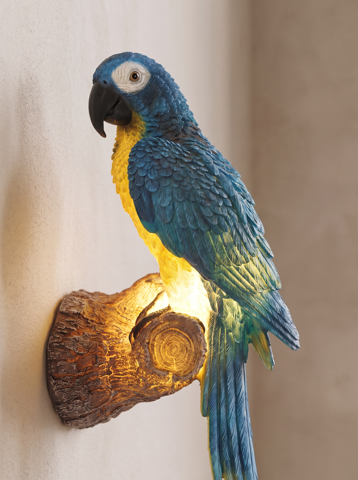 Joliette wall sconce close up, The Cool Warm Glow
