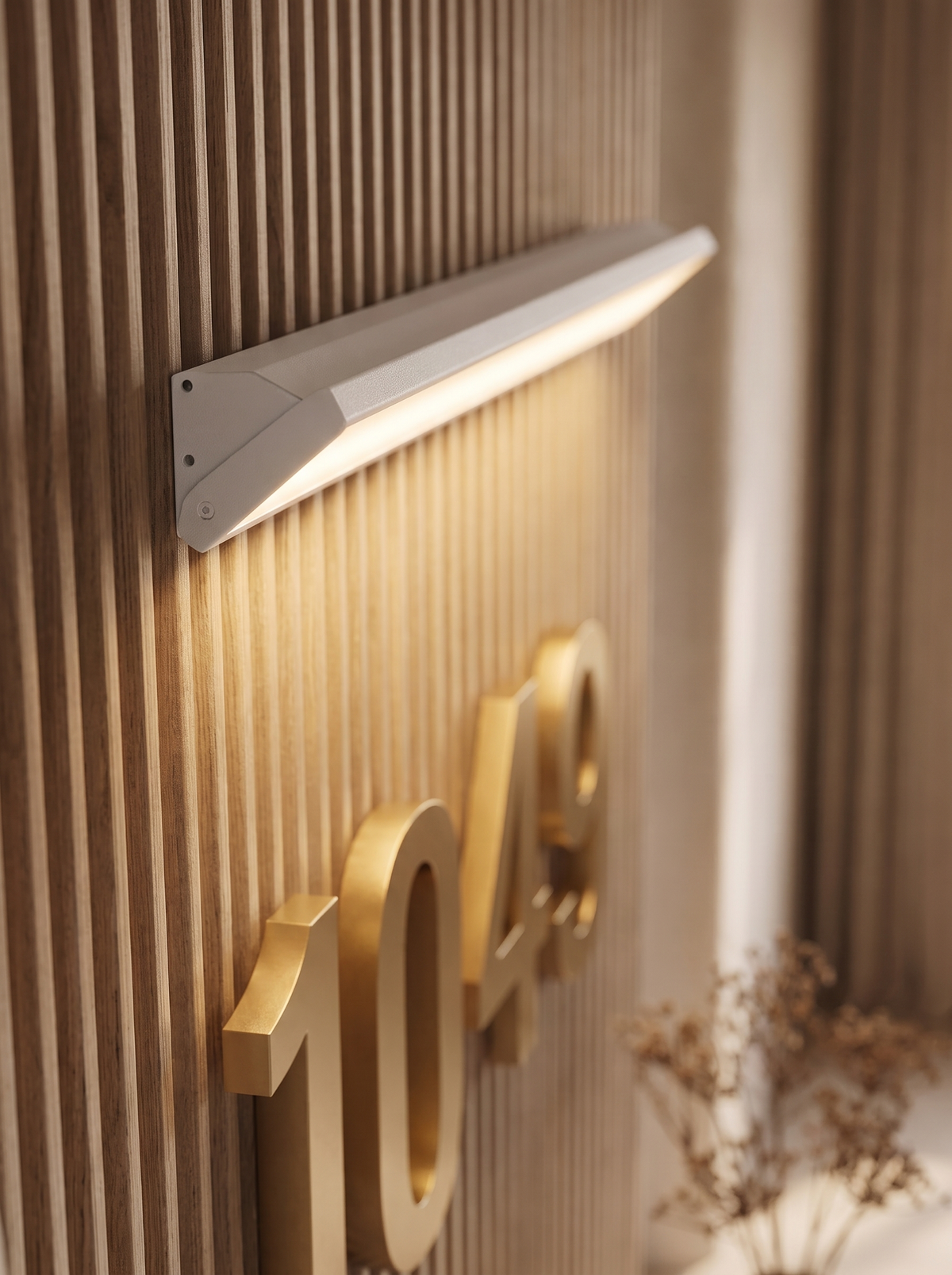Isarelle wall sconce close up, Radiance, Engineered