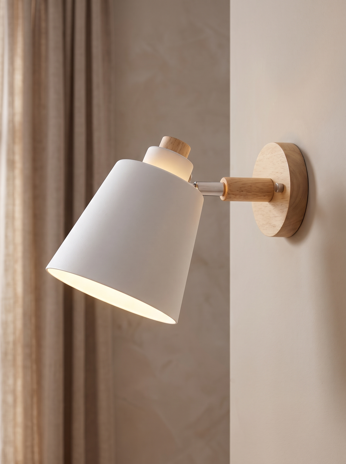 Estellune wall sconce close up, Radiance, Engineered