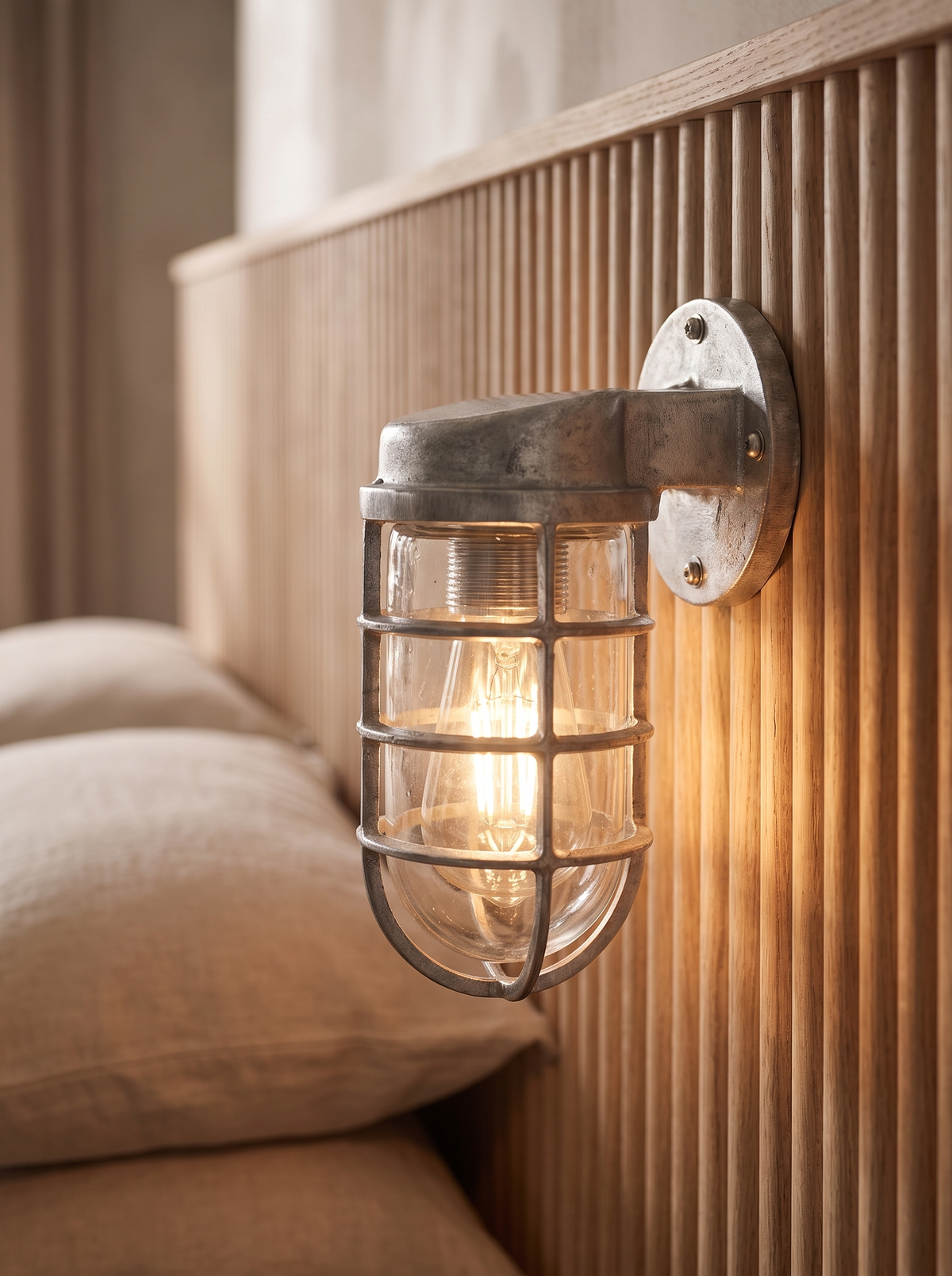 Marivaux wall sconce close up, Precision, Made Visible