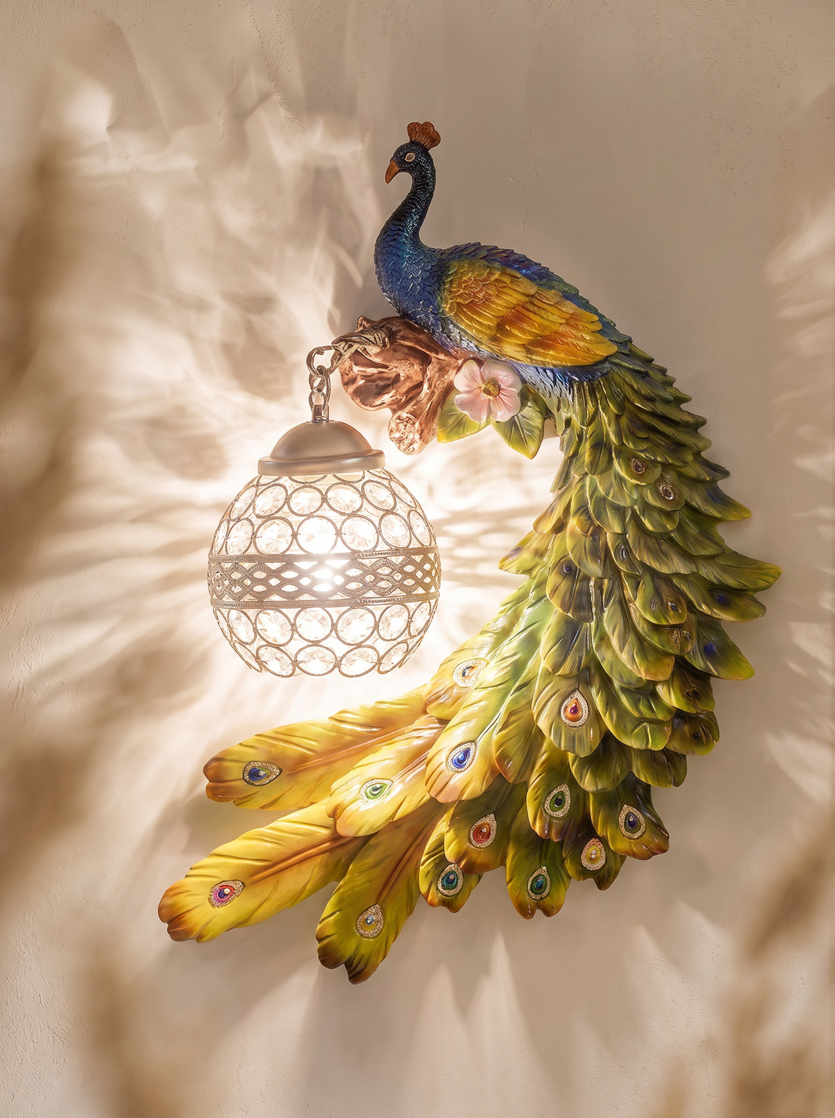 Quiviera wall sconce close up, The Corridor, Transformed