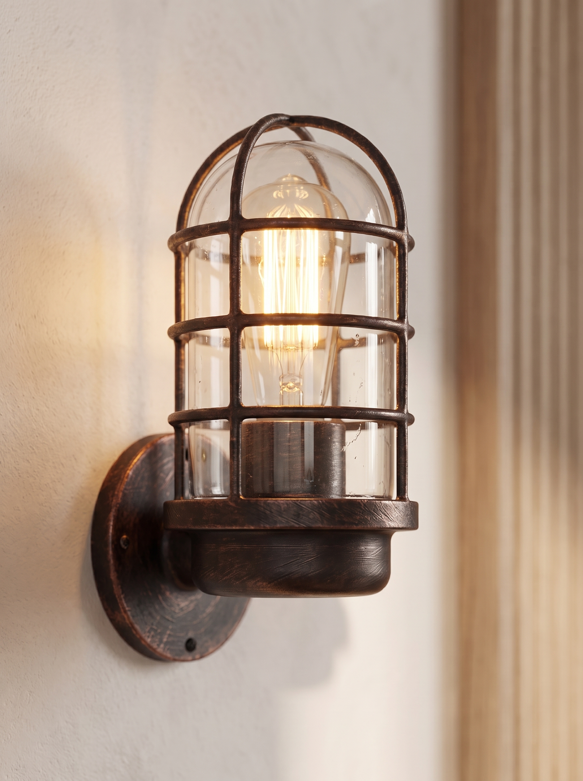 Ulvienne wall sconce close up, Clarity, Hand Finished