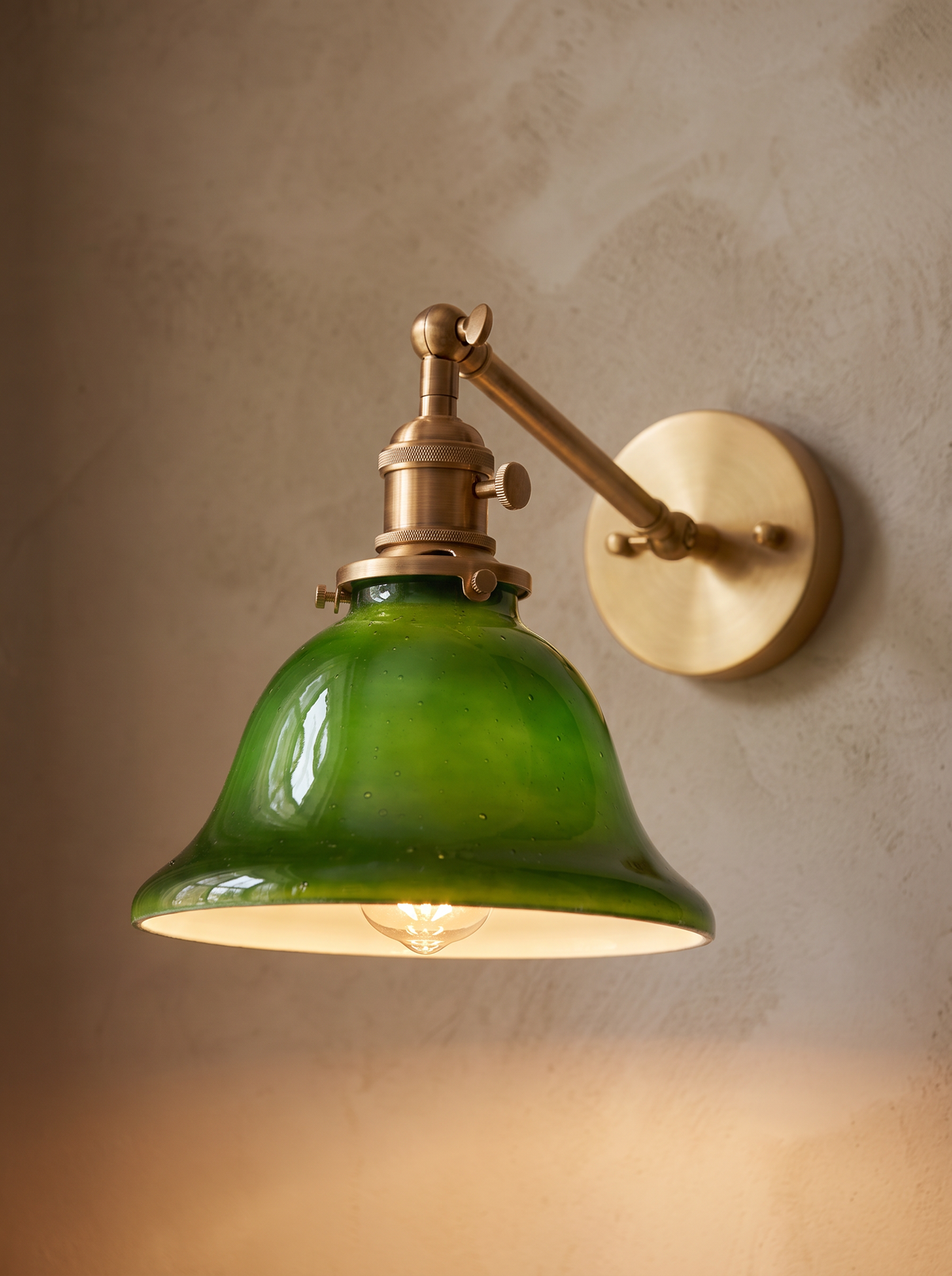 Anouvelle wall sconce close up, The Last Light of the Night