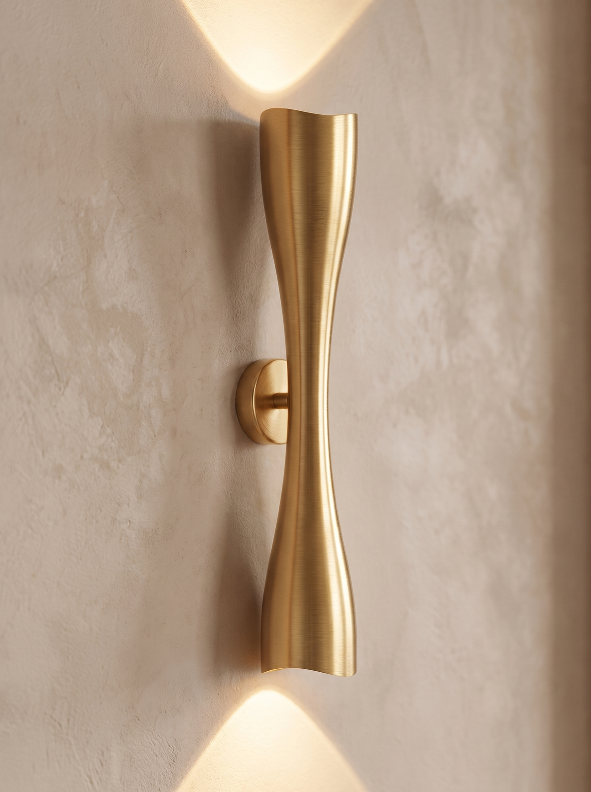 Xaverine wall sconce close up, Decades of Evenings