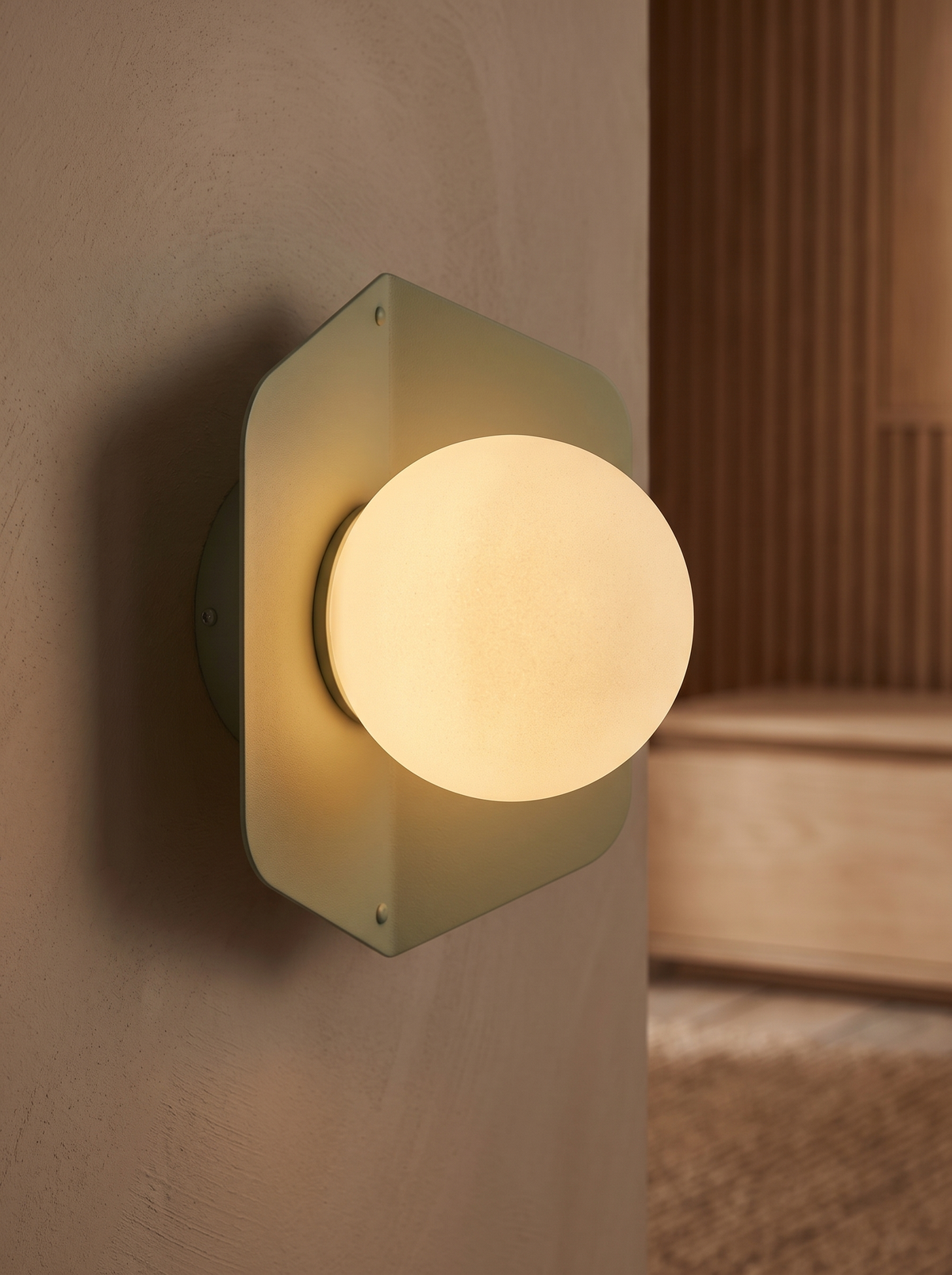 Ellsworth wall sconce close up, The Last Light of the Night