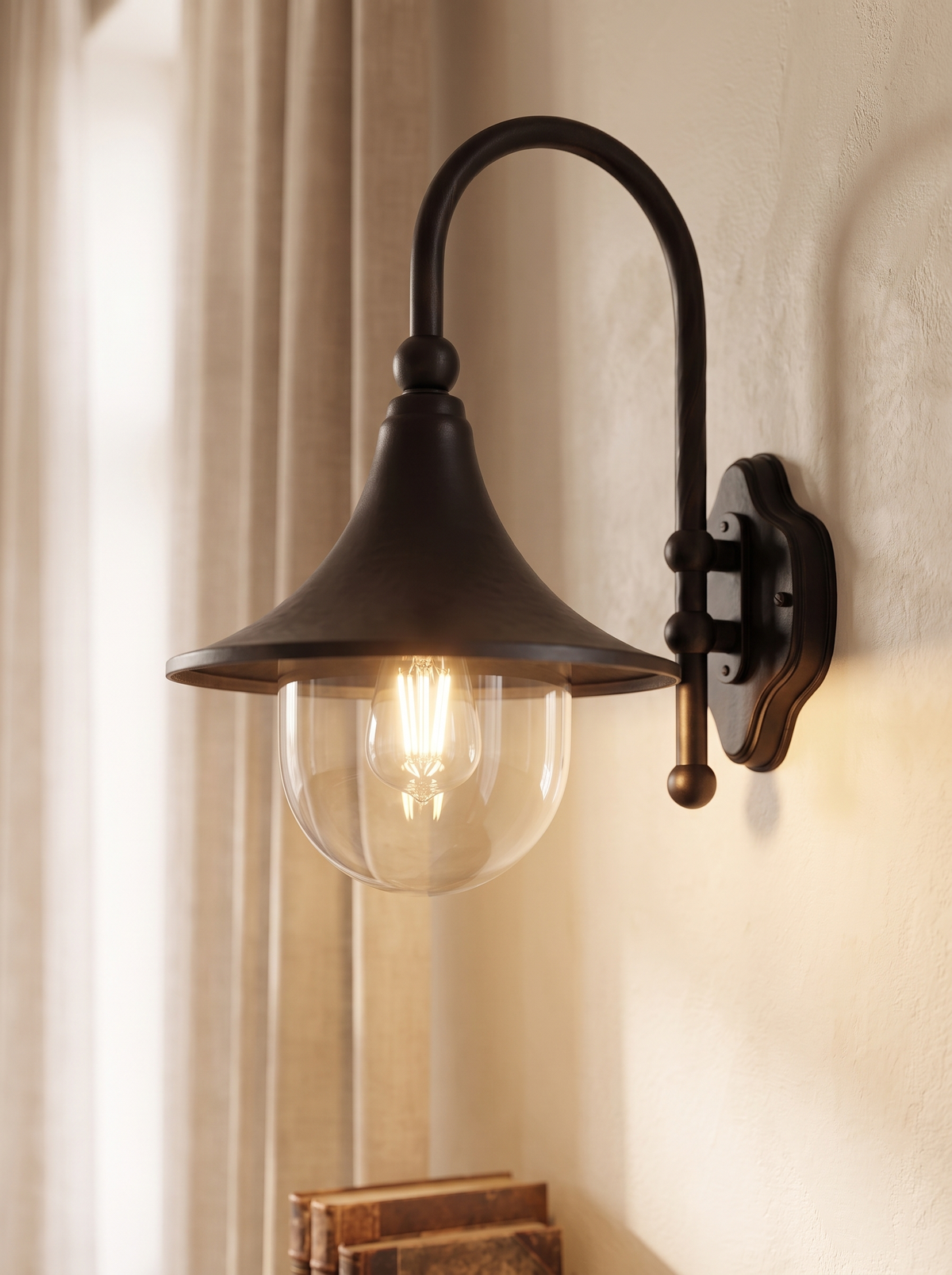 Ivresse wall sconce close up, Light in Hand, Solid on the Wall