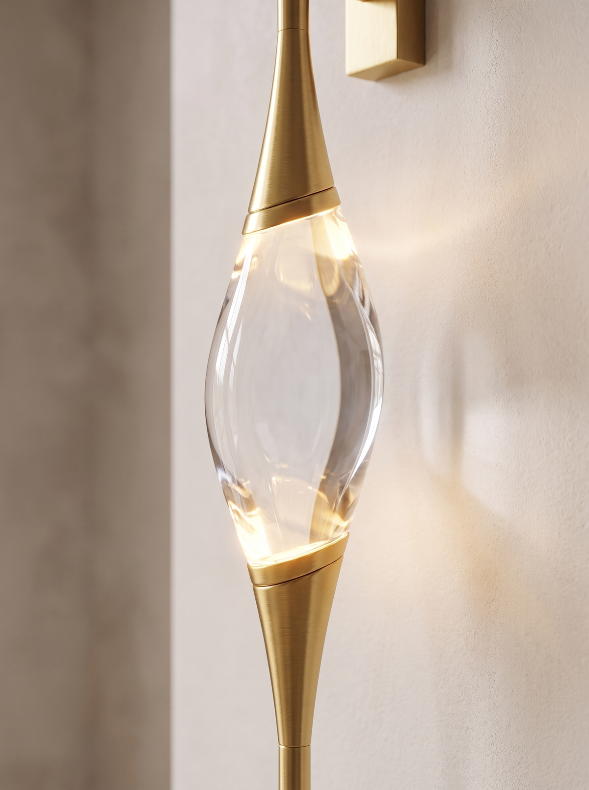 Gravelle wall sconce close up, Decades of Evenings