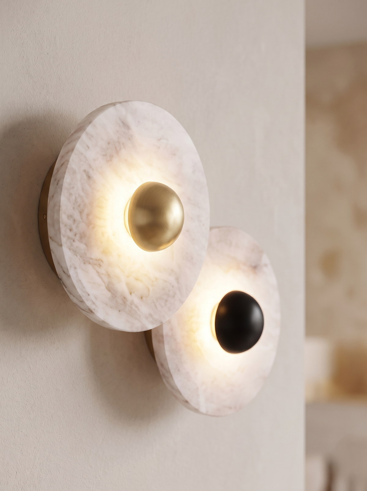 Larkspur wall sconce close up, Iron, Quietly Confident