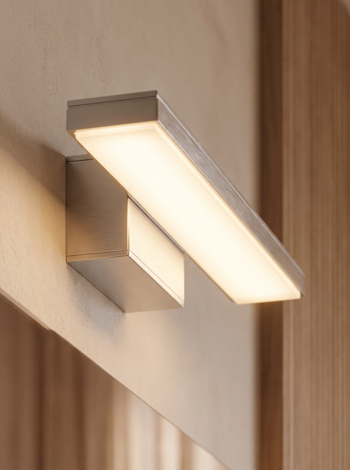 Nivelle wall sconce close up, Light That Keeps Time