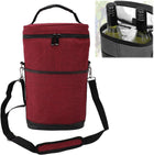 Insulated 2-Bottle Wine Cooler Bag
