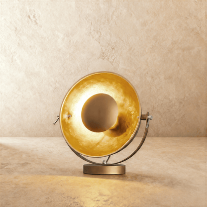 Castellane Modern Brass Iron Table Lamp with Warm E27 Glow for Bedroom Nightstands
