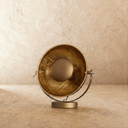 Castellane Modern Brass Iron Table Lamp with Warm E27 Glow for Bedroom Nightstands
